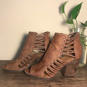 Open Toe Block Heels
